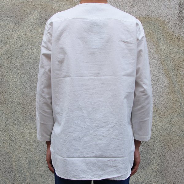 画像9: コットンクロス C/Nヘンリーコンチョ釦 9/S シャツ【MADE IN JAPAN】『日本製』 / Upscape Audience