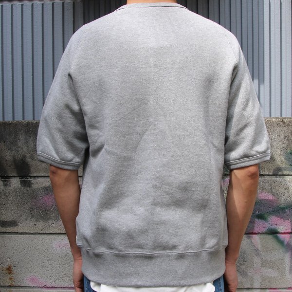 画像11: 30/7ヴィンテージ裏毛 Vガゼットサドルショルダー 5分袖 スウェット 【MADE IN TOKYO】『東京製』 / Upscape Audience