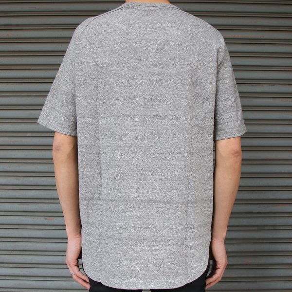 画像12: 16/1吊編天竺 ヘムラウンド 胸ポケ付 クルーネック5分袖Tee【MADE IN TOKYO】『東京製』  / Upscape Audience