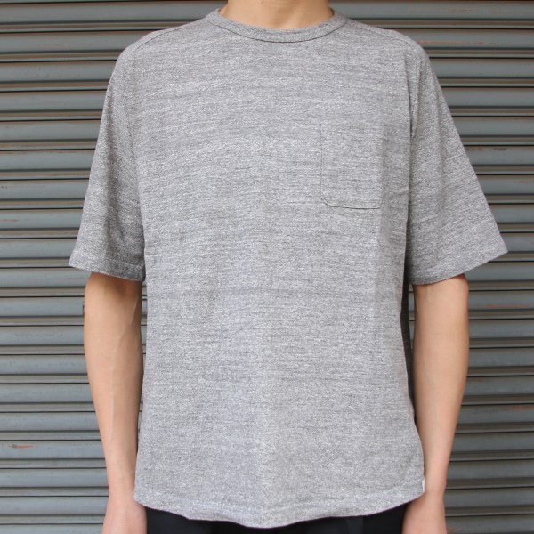 画像9: 16/1吊編天竺 ヘムラウンド 胸ポケ付 クルーネック5分袖Tee【MADE IN TOKYO】『東京製』  / Upscape Audience