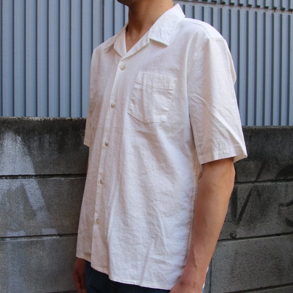 画像8: ソフトリネンコットンキャンバスオープンカラー ルーズフィットシャツ【MADE IN JAPAN】『日本製』/ Upscape Audience