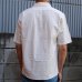 画像10: ソフトリネンコットンキャンバスオープンカラー ルーズフィットシャツ【MADE IN JAPAN】『日本製』/ Upscape Audience