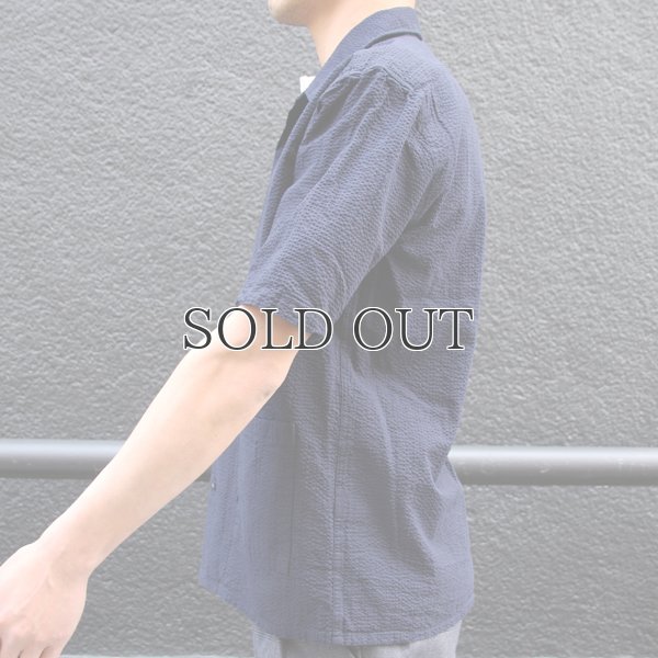 画像7: コットンシアサッカーオープンカラーシャツJKT『日本製』/ Upscape Audience