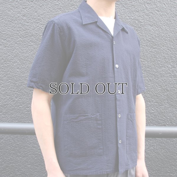 画像9: コットンシアサッカーオープンカラーシャツJKT『日本製』/ Upscape Audience