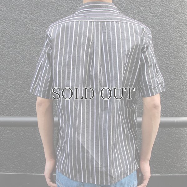 画像10: シルクライク ブロードストライプ オープンカラーシャツJKT『日本製』/ Upscape Audience