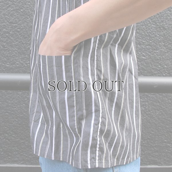 画像14: シルクライク ブロードストライプ オープンカラーシャツJKT『日本製』/ Upscape Audience