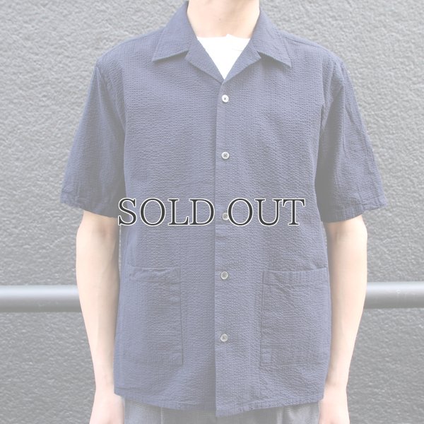 画像5: コットンシアサッカーオープンカラーシャツJKT『日本製』/ Upscape Audience