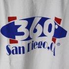 More photos2: 【RE PRICE / 価格改定】360°SPORTS WEAR（スリーシックスティスポーツウェア） "360 LOGO" 6oz米綿丸胴リンガーS/S Tee/ Audience