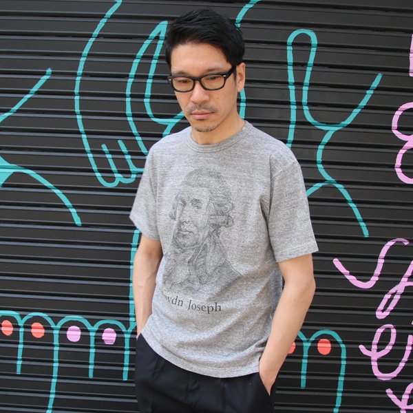 画像8: 16/1吊編天竺 C/N Haydn Joseph プリント S/S Tee【MADE IN TOKYO】『東京製』/ Upscape Audience