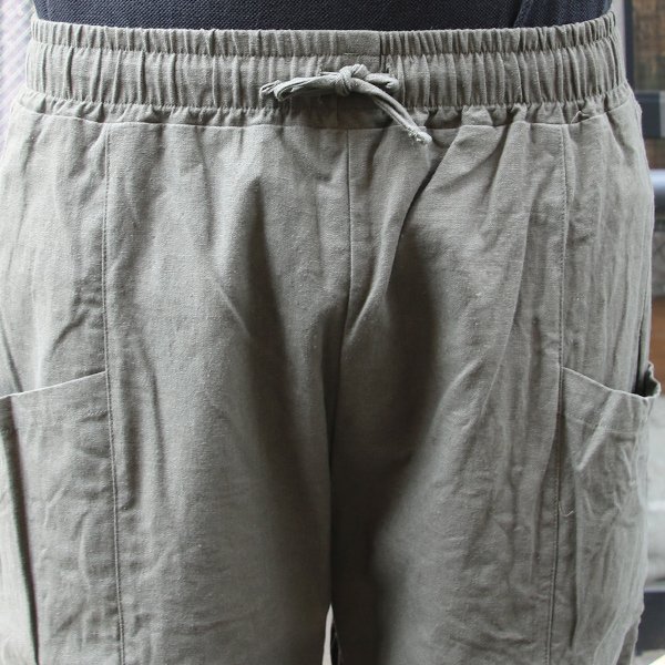 画像14: ソフトリネンキャンバス ツールポケットイージーアンクルパンツ『日本製』【送料無料】  / Upscape Audience