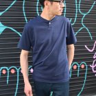 More photos2: コーマ天竺 コンチョボタンヘンリーTEE【MADE IN JAPAN】『日本製』/ Upscape Audience 