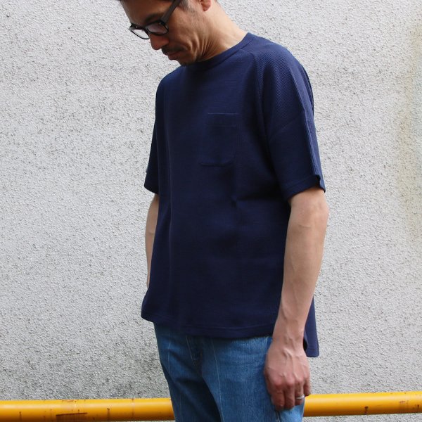 画像8: 度詰ワッフル ヘムラウンドポケTEE【MADE IN JAPAN】『日本製』/ Upscape Audience