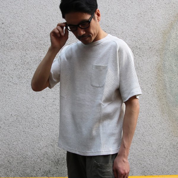 画像10: 度詰ワッフル ヘムラウンドポケTEE【MADE IN JAPAN】『日本製』/ Upscape Audience