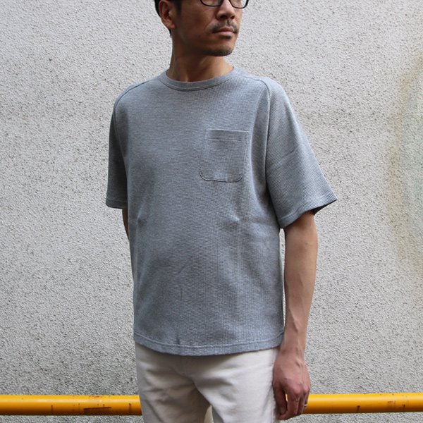 画像9: 度詰ワッフル ヘムラウンドポケTEE【MADE IN JAPAN】『日本製』/ Upscape Audience