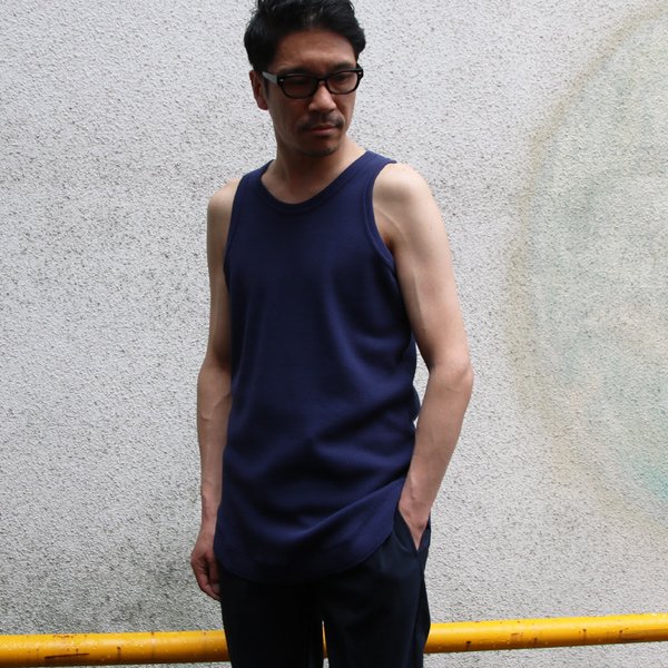 画像12: 【RE PRICE/価格改定】度詰ワッフル  ロングタンクトップ【MADE IN JAPAN】『日本製』/ Upscape Audience