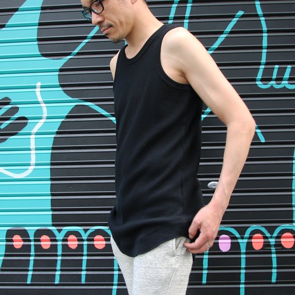 画像13: 【RE PRICE/価格改定】度詰ワッフル  ロングタンクトップ【MADE IN JAPAN】『日本製』/ Upscape Audience