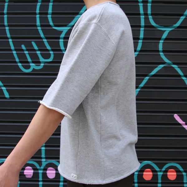 画像21: 30/10吊編裏毛 ガゼットカットオフ 半袖ビッグスウェットT【MADE IN TOKYO】『東京製』/ Upscape Audience