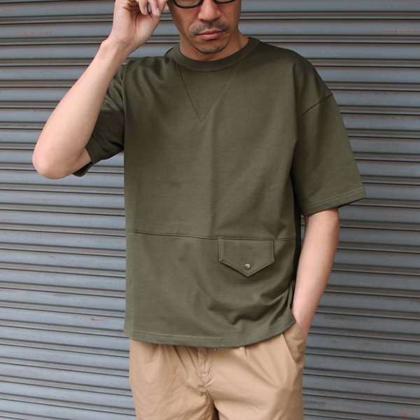 画像9: VORTEX8オンス(MVS天竺)Vガゼット フラップポケ付き ビッグTee【MADE IN JAPAN】『日本製』/ Upscape Audience