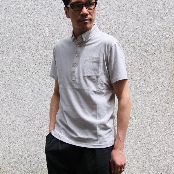 画像11: 【RE PRICE/価格改定】コーマ天竺 チビ衿ボタンダウン グラスポケット付 ポロシャツ【MADE IN JAPAN】『日本製』/ Upscape Audience