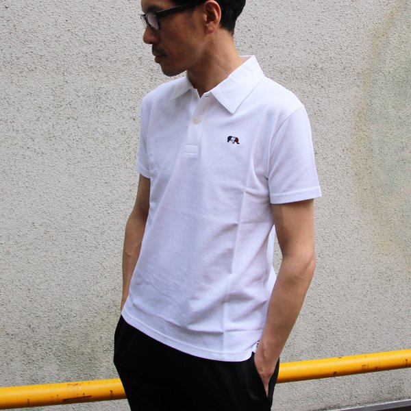 画像18: 【RE PRICE/価格改定】鹿の子3色ゾウ刺繍ワンポイントレギュラーカラー半袖ポロシャツ【MADE IN JAPAN】『日本製』 / Upscape Audience