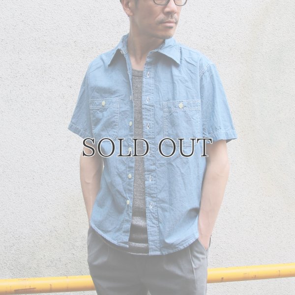 画像7: シャンブレー半袖ワークシャツ / CAMCO（カムコ）