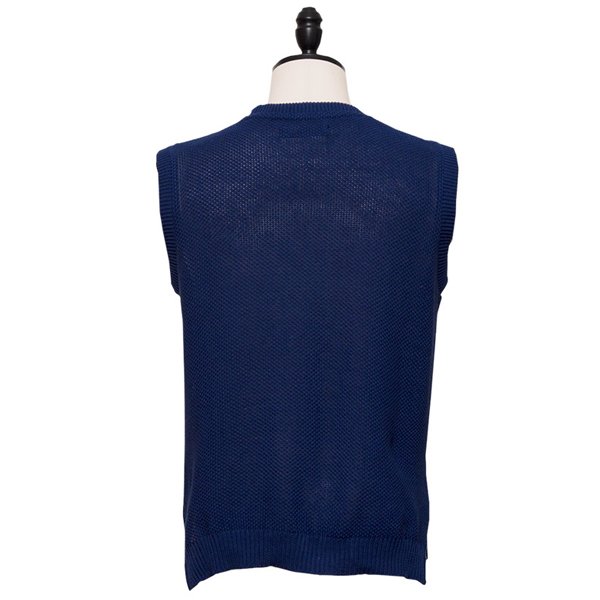 画像12: 【RE PRICE/価格改定】フランスリネンケーブル×鹿の子クルーネックベスト【MADE IN JAPAN】『日本製』/ Upscape Audience