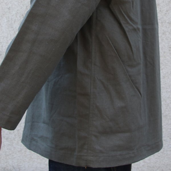 画像31: 【RE PRICE / 価格改定】ソフトリネンキャンバス ARMY ZIP 9分袖 ジャケット『日本製』/ Upscape Audience