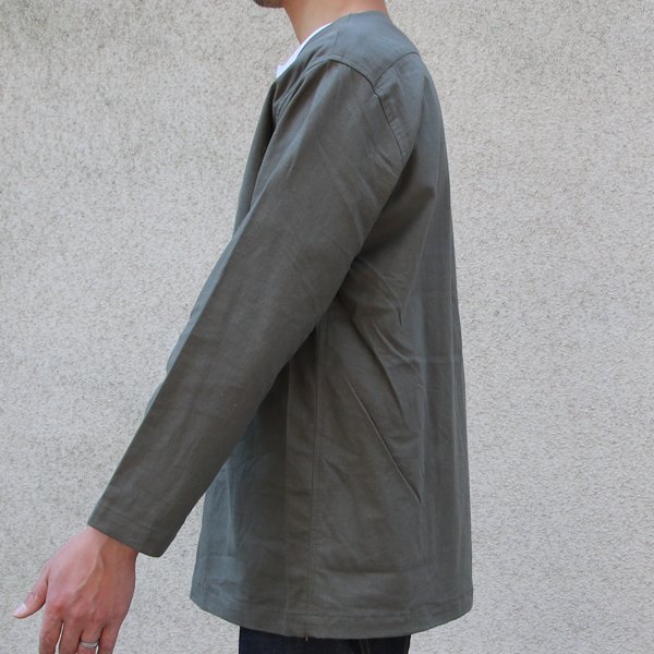 画像26: 【RE PRICE / 価格改定】ソフトリネンキャンバス ARMY ZIP 9分袖 ジャケット『日本製』/ Upscape Audience