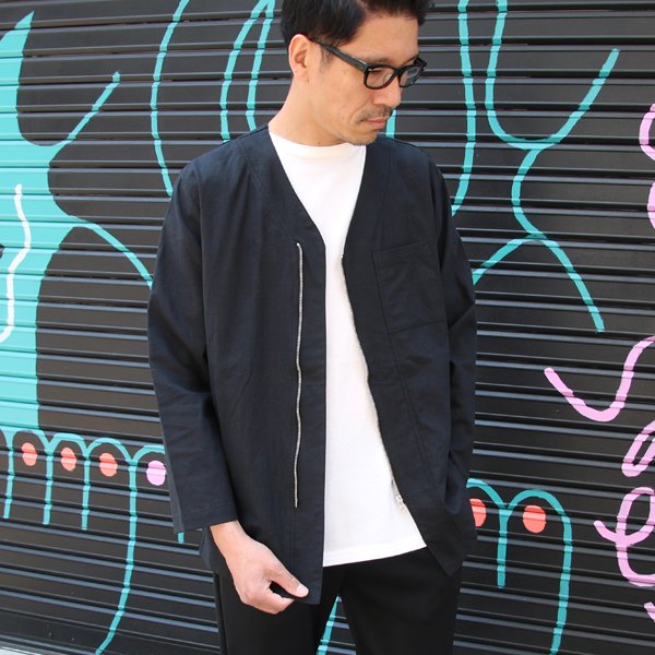 画像23: 【RE PRICE / 価格改定】ソフトリネンキャンバス ARMY ZIP 9分袖 ジャケット『日本製』/ Upscape Audience