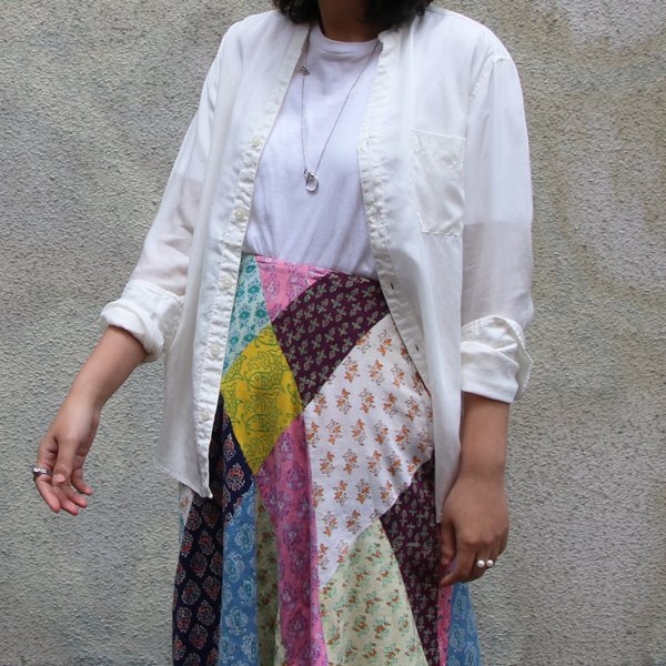 画像4: Vネックバンドカラーテンセル長袖_Shirts[Lady's] 【MADE IN JAPAN】『日本製』/ Upscape Audience