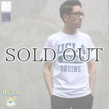 6.2oz丸胴UCLA"EST1919"オールドプリントTEE / Audience