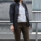 More photos2: 麻混デニムマオカラー９分袖 ライト_Jacket【MADE IN JAPAN】『日本製』/ Upscape Audience