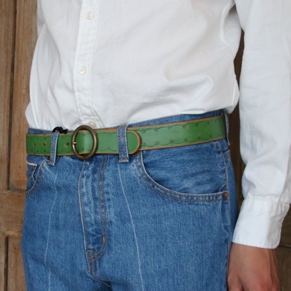 画像4: スタースタンプレザーベルト / Pieroglyph