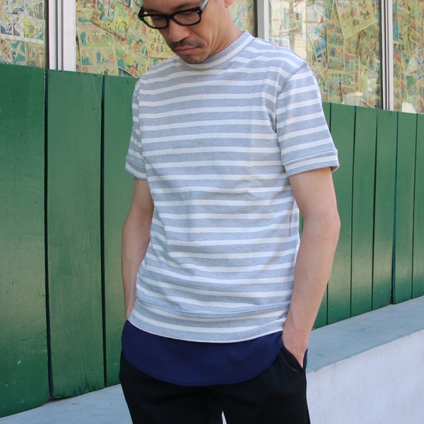 画像12: 【RE PRICE/価格改定】Basque10オンス（バスク天竺）モックネックS/Sカットソー【MADE IN JAPAN】『日本製』/ Upscape Audience