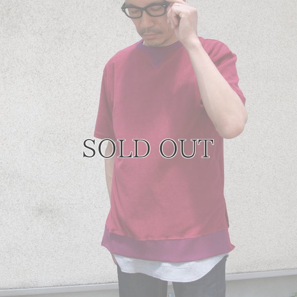 画像5: コットンパイル ガゼットスウェットオーバーサイズ サイドスリット S/S Tee【MADE IN JAPAN】『日本製』/ Upscape Audience
