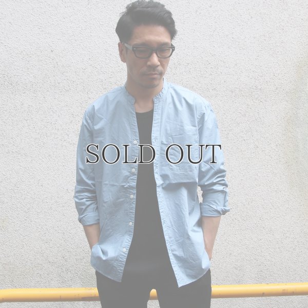画像11: 【RE PRICE / 価格改定】タイプライターVネックバンドカラー L/S シャツ【MADE IN JAPAN】『日本製』/ Upscape Audience