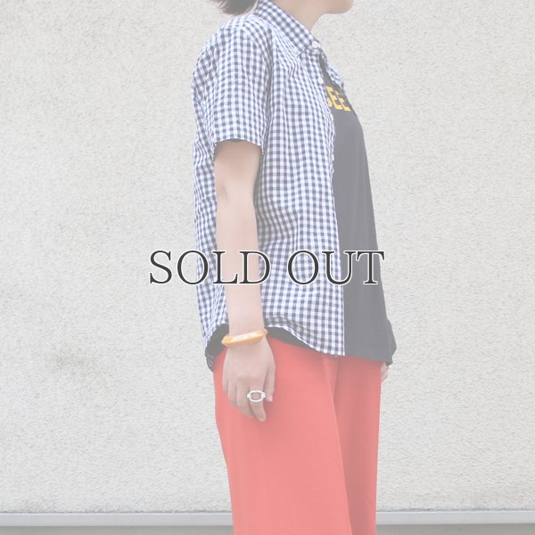 画像4: シャーリングボタンダウン半袖シャツ [Lady's]【MADE IN JAPAN】『日本製』/ Upscape Audience