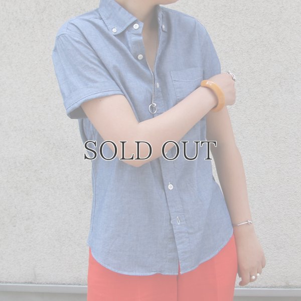 画像4: ワイドスプレッドボタンダウンカラー半袖シャツ [Lady's] 【MADE IN JAPAN】『日本製』/ Upscape Audience