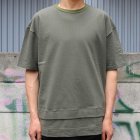 More photos3: コットンシアサッカー天竺 レイヤードビッグTee【MADE IN JAPAN】『日本製』/ Upscape Audience