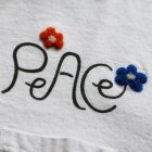 More photos1:  【RE PRICE/価格改定】Riding High / P&E COMBI S/S TEE(PEACE)【MADE IN JAPAN】『日本製』