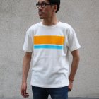 More photos3: Riding High / CULTURE FLOCKY PRINT S/S TEE(SURF BORDER)【MADE IN JAPAN】『日本製』