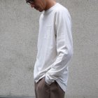 More photos1: コーマ天竺ヘムラウンド 胸ポケ付き C/N L/S Tee【MADE IN JAPAN】/ Upscape Audience