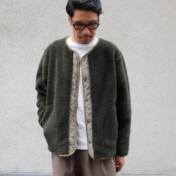 画像13: 【Lanificio Becagli（ベッカリー）】トスカーナボア スナップジャケット【MADE IN JAPAN】『日本製』【送料無料】/ Upscape Audience