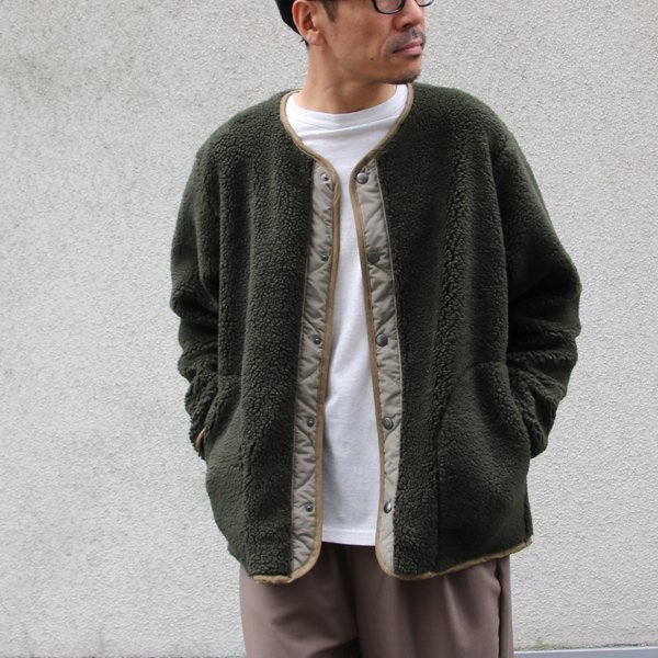 画像14: 【Lanificio Becagli（ベッカリー）】トスカーナボア スナップジャケット【MADE IN JAPAN】『日本製』【送料無料】/ Upscape Audience