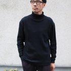 More photos3: 度詰ワッフル タートルネック フィンガーホール L/S【MADE IN JAPAN】『日本製』/ Upscape Audience