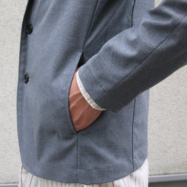 画像14: 【RE PRICE/価格改定】ギャバジンストレッチ リラックステーラードジャケット【MADE IN JAPAN】『日本製』 / Upscape Audience