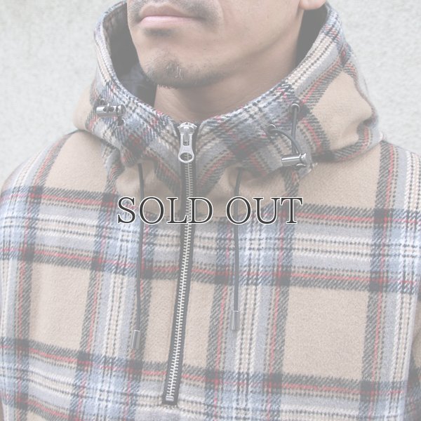 画像18: チェック柄 メルトン サーモライトアノラックパーカー / Audience