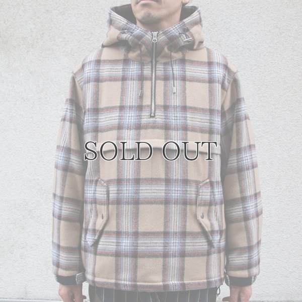 画像14: チェック柄 メルトン サーモライトアノラックパーカー / Audience