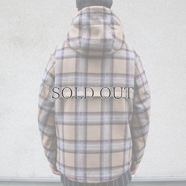 画像17: チェック柄 メルトン サーモライトアノラックパーカー / Audience