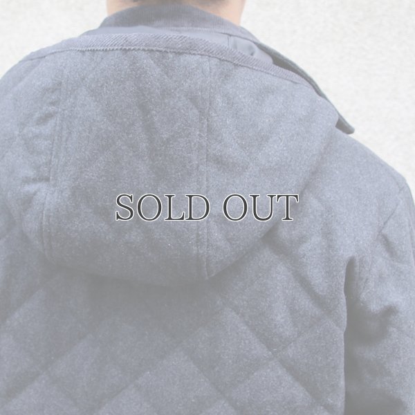 画像16: 610gウールメルトン 脱着フード付 キルティングジャケット 【送料無料】 / Audience